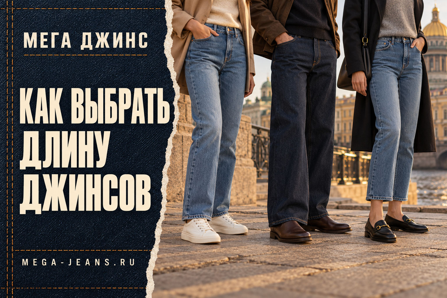 Как выбрать длину джинсов под кроссовки, ботинки и туфли